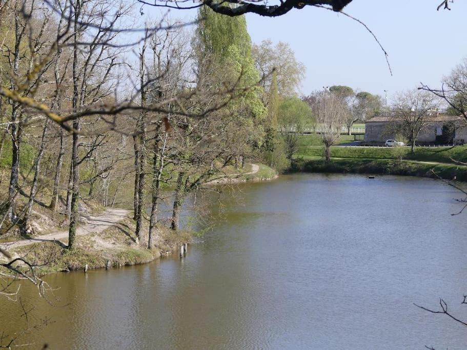 Charmant Appartement Avec Piscine. Monflanquin Eksteriør billede