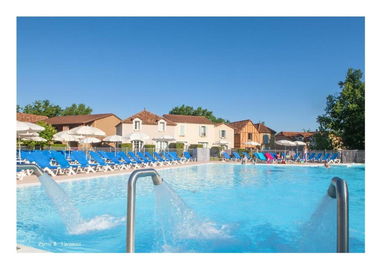 Charmant Appartement Avec Piscine. Monflanquin Eksteriør billede