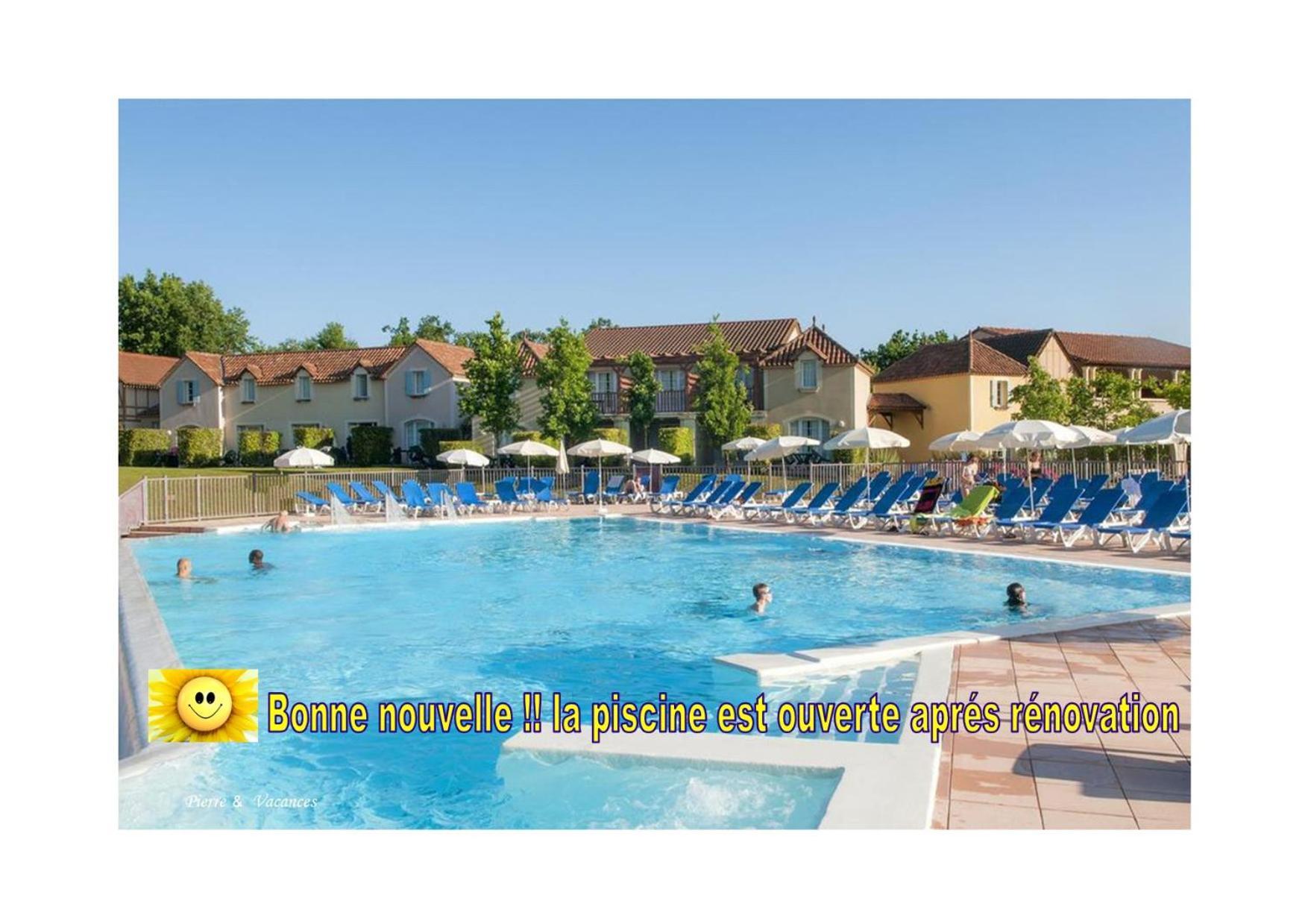 Charmant Appartement Avec Piscine. Monflanquin Eksteriør billede